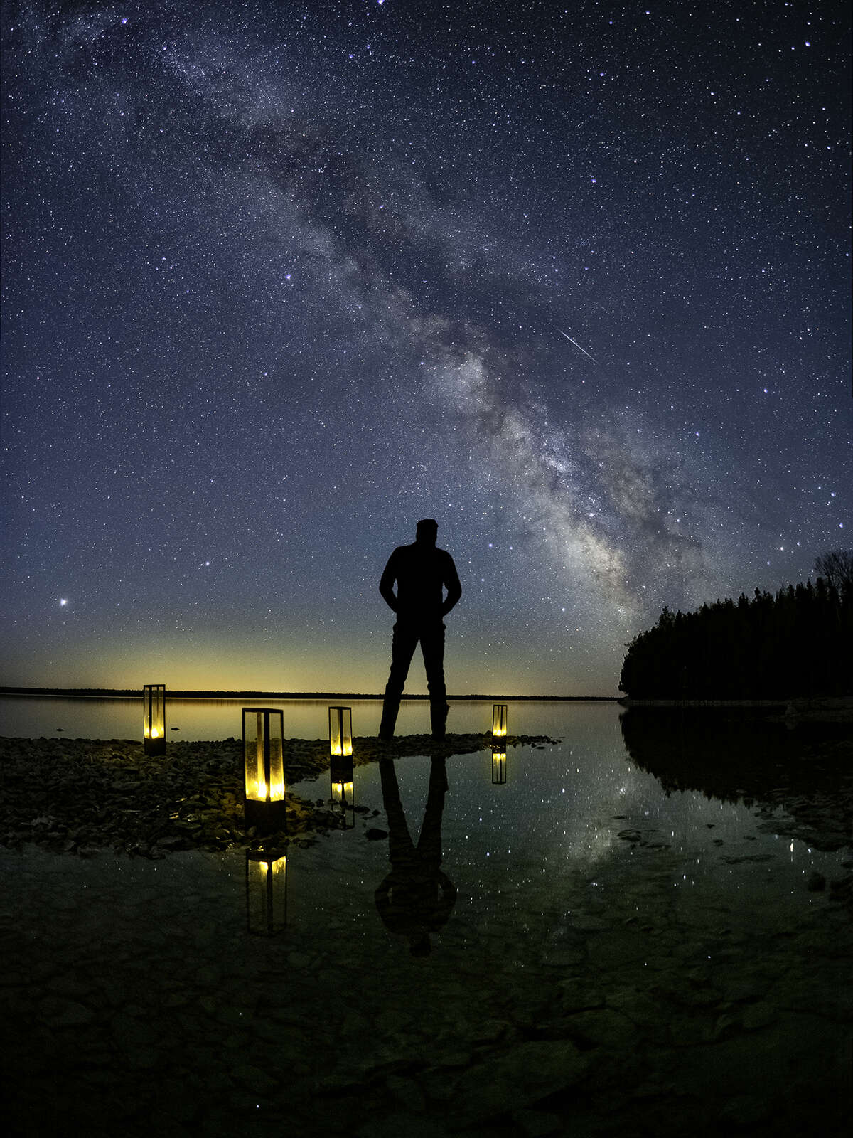 Peter Standing Under Milky Way