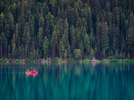 Canoe on Lake