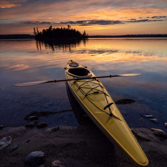 Canoe on Lake