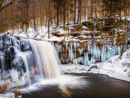 Snowy Waterfall