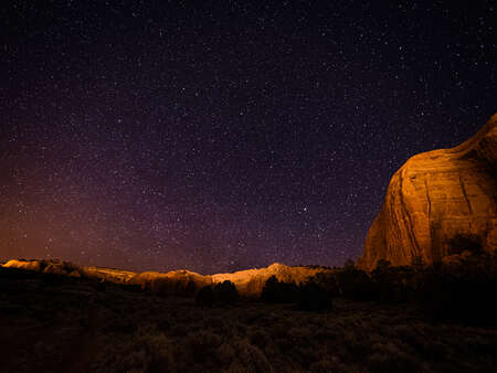 Canyon and Night Sky