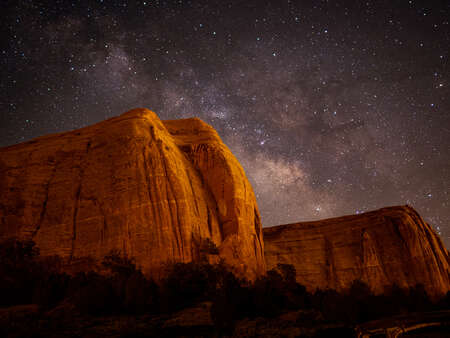 Canyon and Night Sky