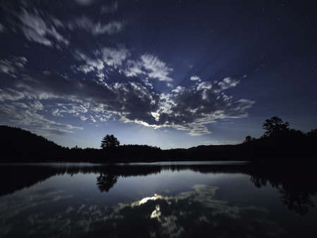 Moonlit clouds