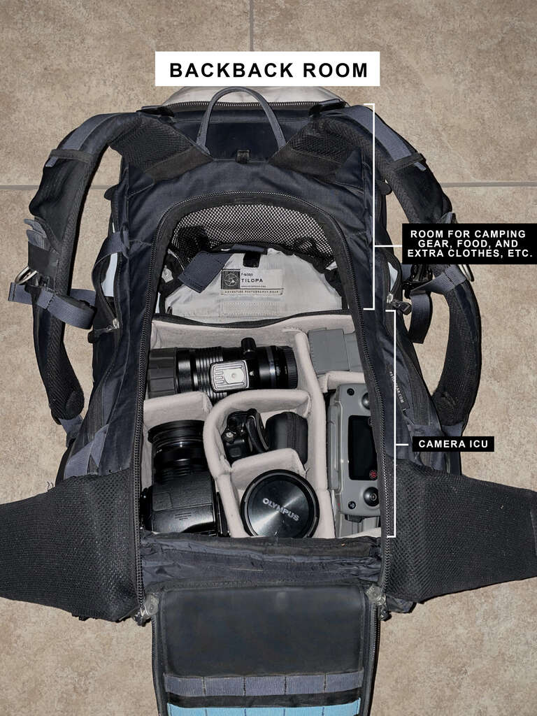 Backpack Rig For Camera How to Backpack and Camp with Camera Gear | OM SYSTEM